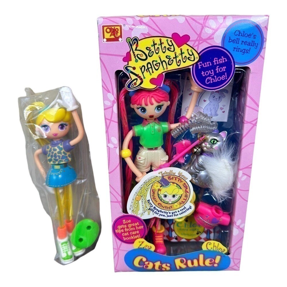 Zoe Cat’s Rule 90’s Betty Spaghetty W/ Bonus Design Contest Gift NEW IN BOX